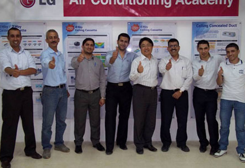 Students from the University of Jordan's engineering faculty. Students from the University of Jordan's engineering faculty.