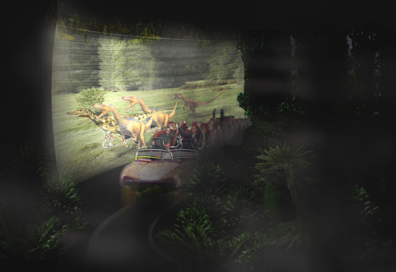 Velociraptor Launch Coaster planned for IMG's The Lost Valley zone at City of Arabia theme park Velociraptor Launch Coaster planned for IMG's The Lost Valley zone at City of Arabia theme park