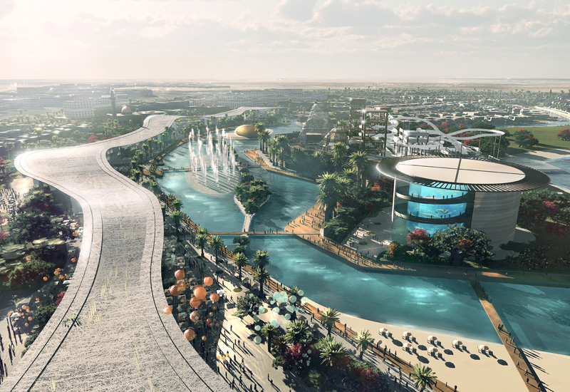 Artist's rendition of the view over the retail and leisure component of the project Artist's rendition of the view over the retail and leisure component of the project