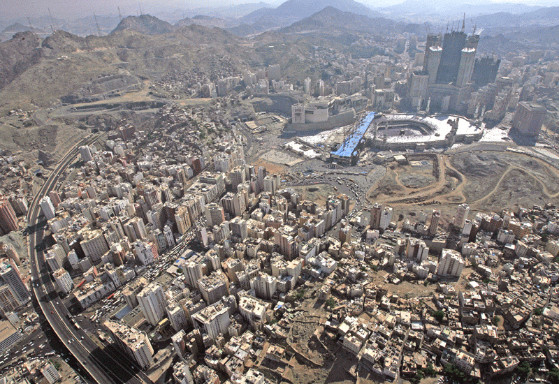600 workers went on strike in Makkah on Saturday over non-payment of salaries and other grievances. Photo: Getty. 600 workers went on strike in Makkah on Saturday over non-payment of salaries and other grievances. Photo: Getty.