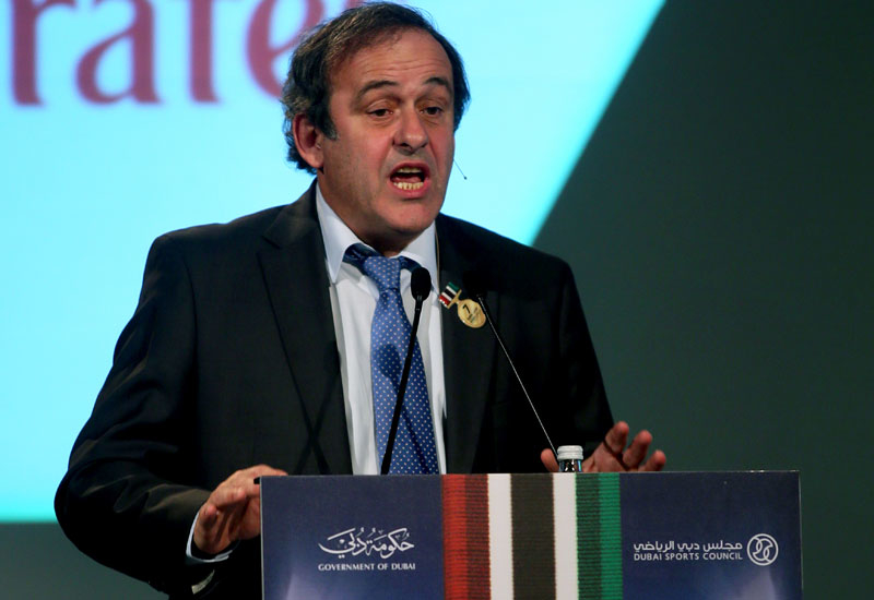 UEFA head Michel Platini says other emirates UEFA head Michel Platini says other emirates