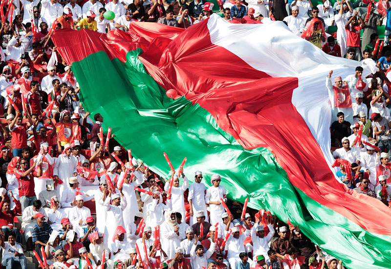 Oman football fans at a recent World Cup qualifier against Japan (Photo: Adam Pretty/Getty Images) Oman football fans at a recent World Cup qualifier against Japan (Photo: Adam Pretty/Getty Images)