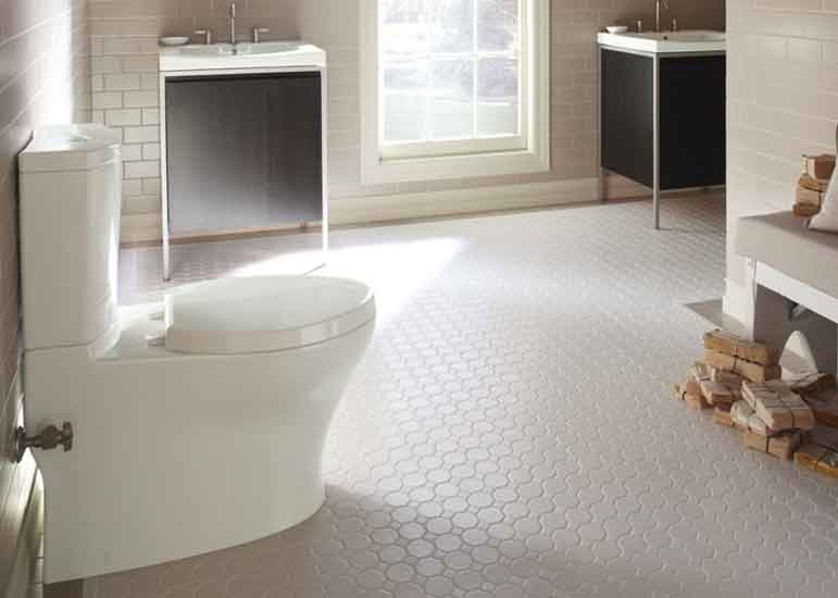 The collection includes a seamless, one-piece lavatory, a petite vanity, a full-height vanity and a console table. The collection includes a seamless, one-piece lavatory, a petite vanity, a full-height vanity and a console table.