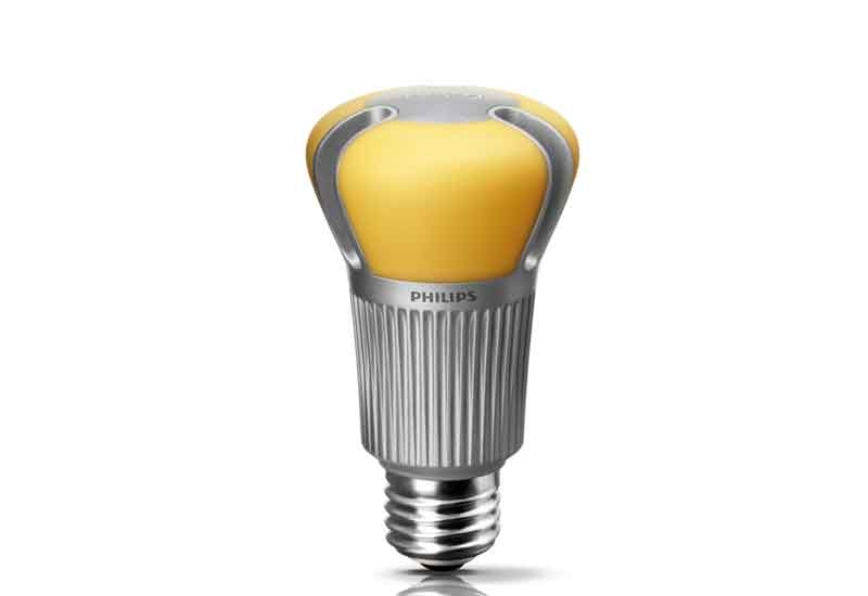 The Philips EnduraLED 12 watt lamp. The Philips EnduraLED 12 watt lamp.