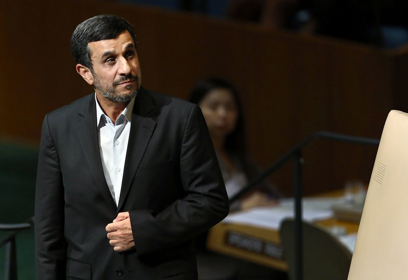 Iranian President Mahmoud Ahmadinejad. Iranian President Mahmoud Ahmadinejad.
