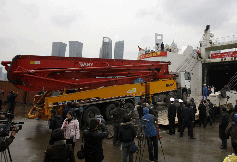 Sany Heavy Industry's 62m concrete pump Sany Heavy Industry's 62m concrete pump