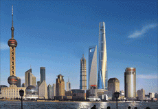 The Shanghai Tower will add to the number of skyscrapers that make up the city's skyline. The Shanghai Tower will add to the number of skyscrapers that make up the city's skyline.