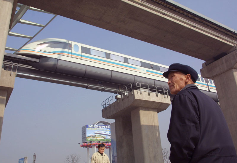 The Shanghai Maglev Train opened as the first commercially operated high-speed magnetic levitation in the world in 2004. (Image: Kevin Lee) The Shanghai Maglev Train opened as the first commercially operated high-speed magnetic levitation in the world in 2004. (Image: Kevin Lee)