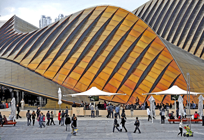 The UAE pavilion will be dismantled and brought back to the country. Photo: PHILIPPE LOPEZ/AFP/Getty Images The UAE pavilion will be dismantled and brought back to the country. Photo: PHILIPPE LOPEZ/AFP/Getty Images