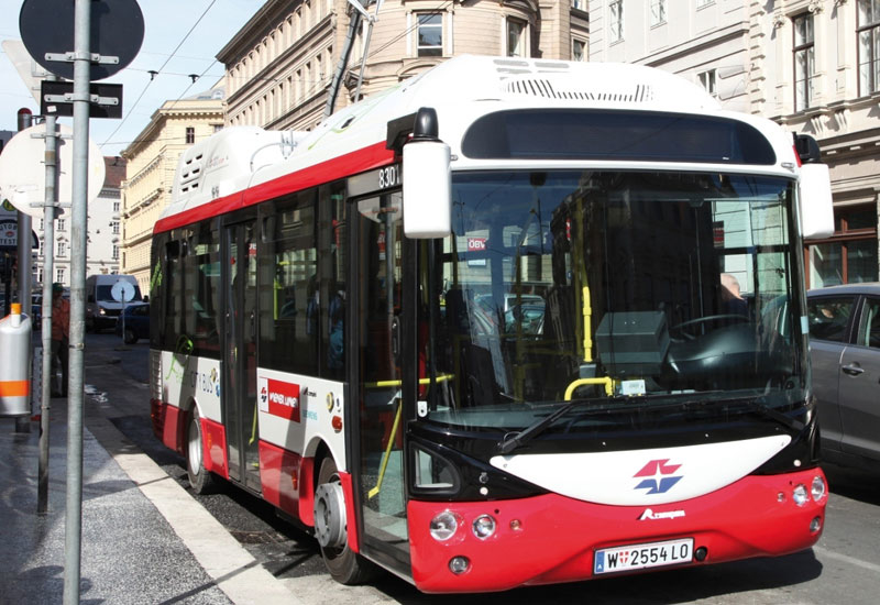 A Siemens eBus in Vienna A Siemens eBus in Vienna