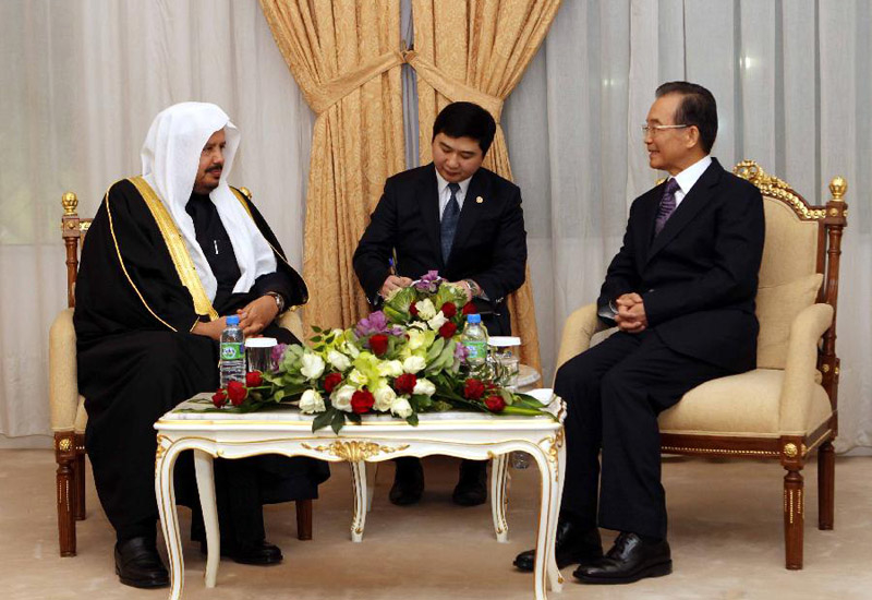 High profile Sino-Arabian talks in January between Chinese Premier Wen Jiabao and the Speaker of the Majlis Ash-Shura Council Abdullah Al-Sheikh High profile Sino-Arabian talks in January between Chinese Premier Wen Jiabao and the Speaker of the Majlis Ash-Shura Council Abdullah Al-Sheikh