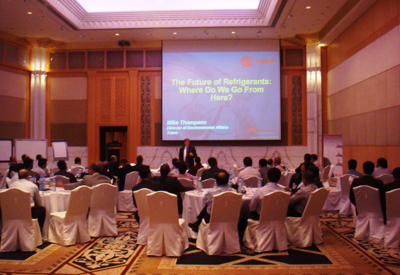 Trane US experts addressed a Dubai audience at the Grand Hyatt Trane US experts addressed a Dubai audience at the Grand Hyatt