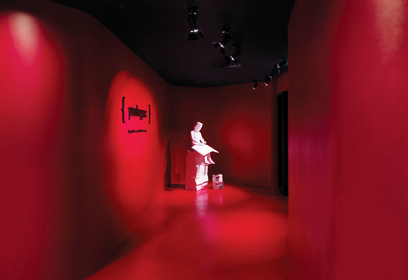 Ministry of Design used dramatic statement pieces to counter the traditionally uninspiring design of many bookshop interiors. Ministry of Design used dramatic statement pieces to counter the traditionally uninspiring design of many bookshop interiors.