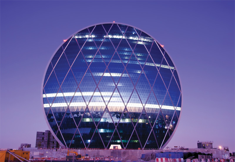 The facade of Aldar Properties' headquarters building in Abu Dhabi was the work of Permasteelisa Group The facade of Aldar Properties' headquarters building in Abu Dhabi was the work of Permasteelisa Group