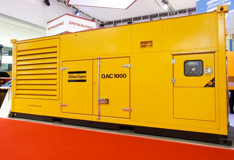 An Atlas Copco generator on display at last year's Intermat Middle East expo. An Atlas Copco generator on display at last year's Intermat Middle East expo.