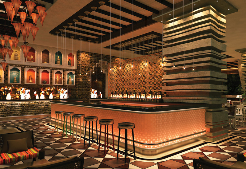 A modern Indian restaurant by MDG. A modern Indian restaurant by MDG.