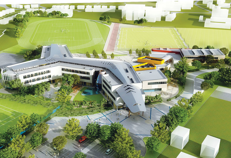 Modern British schools have been an inspiration to planners in the UAE. Modern British schools have been an inspiration to planners in the UAE.
