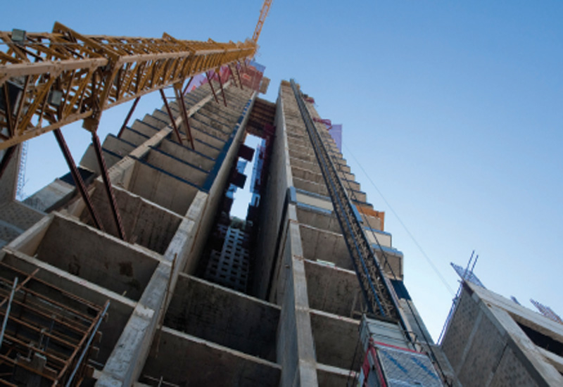 The construction of the podium floors was a challenge because the gap between each level was a different height from the next. The construction of the podium floors was a challenge because the gap between each level was a different height from the next.
