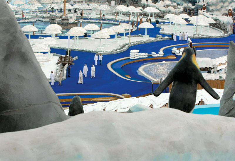 The Ice Land Water Park in Ras Al Khaimah, which opened last year, is the biggest theme park in the region. The Ice Land Water Park in Ras Al Khaimah, which opened last year, is the biggest theme park in the region.