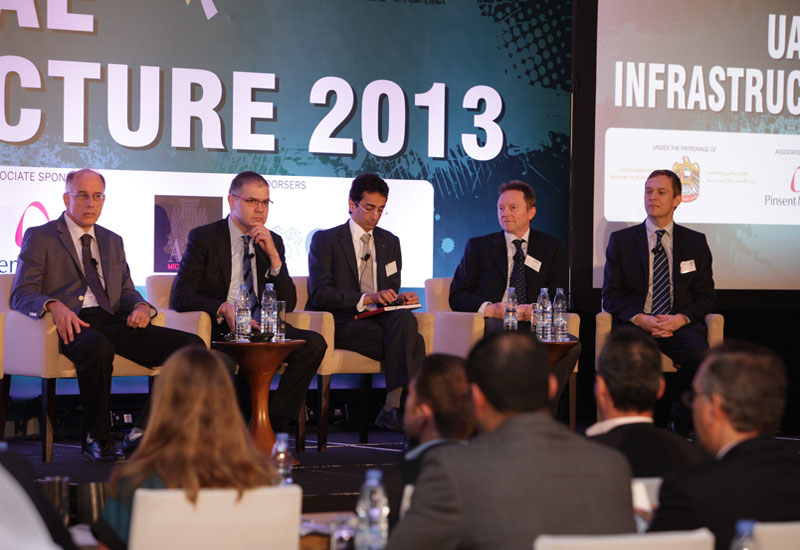 L-R: Philippe Dessoy (Besix), Ulrich Koegler (Booz), Arman Farahmand-Razavi (Ramboll), Robert Hardy (Mott McDonald), Martin Tillman (Buro Happold) L-R: Philippe Dessoy (Besix), Ulrich Koegler (Booz), Arman Farahmand-Razavi (Ramboll), Robert Hardy (Mott McDonald), Martin Tillman (Buro Happold)