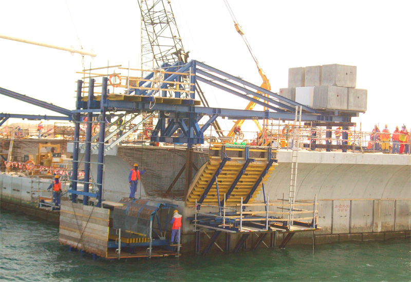 Doka's formwork systems have been used on major projects like the Ras Laffan Port expansion project in Qatar. Doka's formwork systems have been used on major projects like the Ras Laffan Port expansion project in Qatar.
