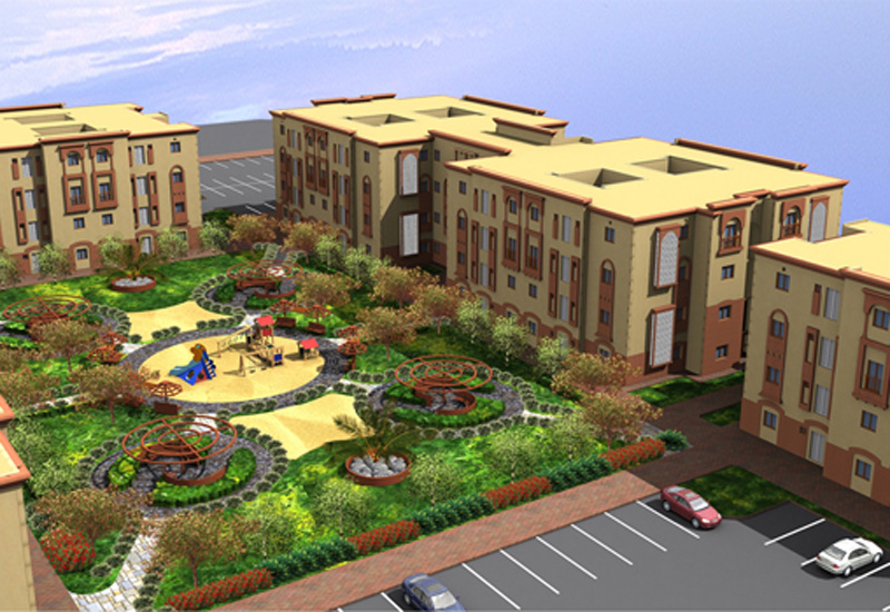 Work has stopped on the West Sailya housing project, despite work being 95% complete. Work has stopped on the West Sailya housing project, despite work being 95% complete.