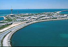 The King Fahad Causeway could be expanded by several lanes to ease traffic congestion. The King Fahad Causeway could be expanded by several lanes to ease traffic congestion.