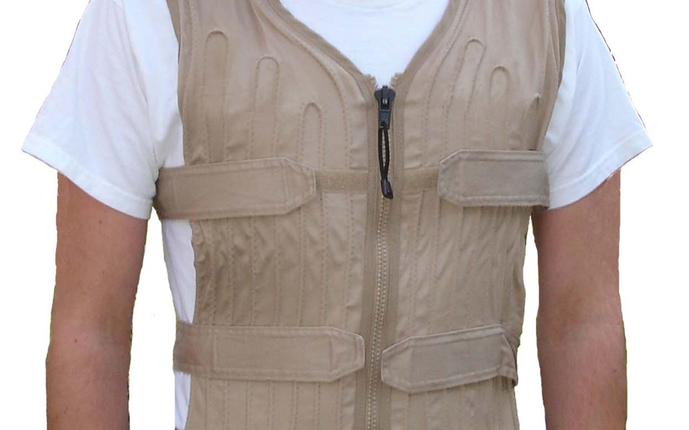 An example of a cooling vest An example of a cooling vest