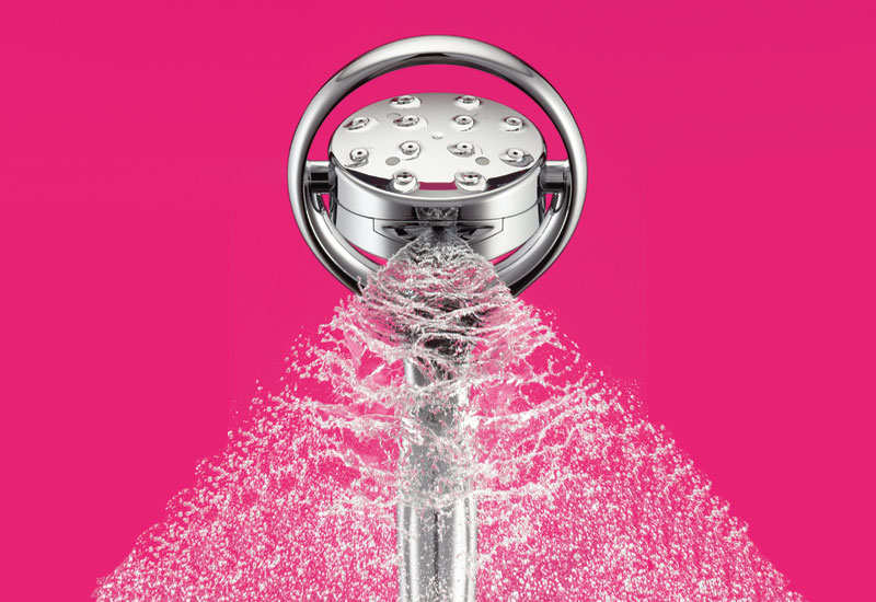 Kohler's multi-faceted Flipside shower. Kohler's multi-faceted Flipside shower.