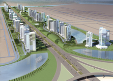 The development will provide a dramatic entrance to Abu Dhabi. The development will provide a dramatic entrance to Abu Dhabi.