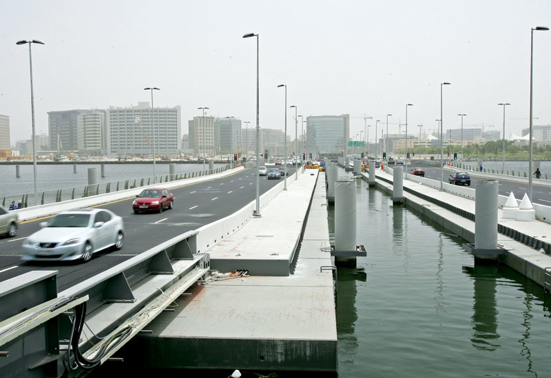 Dubai's floating bridge ? a unibeton project. Dubai's floating bridge ? a unibeton project.