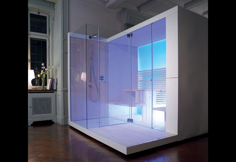 The Inipi sauna is built for two. The Inipi sauna is built for two.