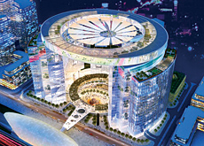 Plazas are planned for Downtown Jebel Ali. Plazas are planned for Downtown Jebel Ali.
