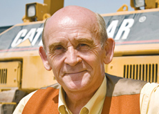 Keith Lupton says a recent challenge has been the number of tower cranes coming under the auctioneer's gavel. Keith Lupton says a recent challenge has been the number of tower cranes coming under the auctioneer's gavel.