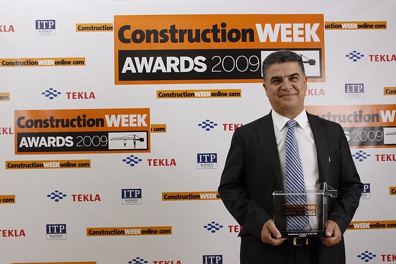 Ramboll managing director Peyman Mohajer collected the award Ramboll managing director Peyman Mohajer collected the award