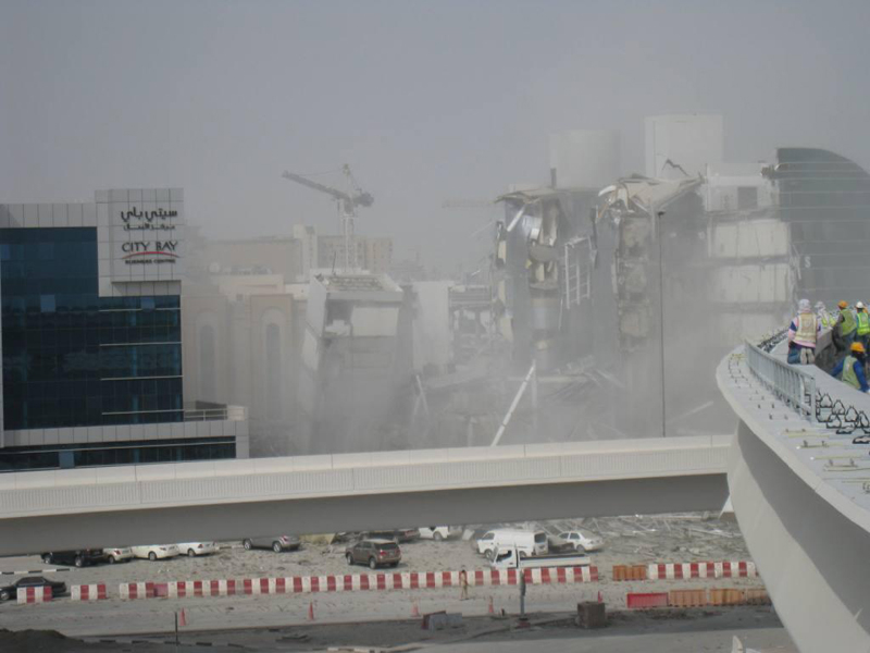 EXCLUSIVE Dubai building collapse, as it happened Photos, Projects