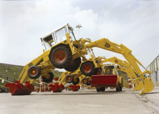 HREE AND EASY: The JCB 3C brought hydraulics to sites more used to shoves. It also boasted an in-cab kettle...and could even dance. HREE AND EASY: The JCB 3C brought hydraulics to sites more used to shoves. It also boasted an in-cab kettle...and could even dance.