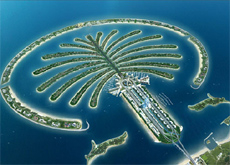An artist's impression of the Palm Jumeirah. An artist's impression of the Palm Jumeirah.