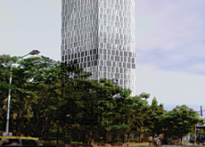 India Tower is designed to LEED gold status. India Tower is designed to LEED gold status.