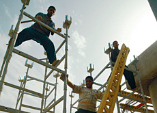 Pc: Infrastructure rebuilding work continues in Baghdad amidst the ongoing volatile security situation in the Iraqi capital. (Getty Images) Pc: Infrastructure rebuilding work continues in Baghdad amidst the ongoing volatile security situation in the Iraqi capital. (Getty Images)