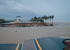 Most of the structural damage caused by Cyclone Gonu was felt by Oman?s infrastructure, which was ripped apart during the storm. Flooding also affecte Most of the structural damage caused by Cyclone Gonu was felt by Oman?s infrastructure, which was ripped apart during the storm. Flooding also affecte