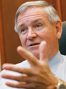Shepherd says there is no limit to what the company could supply: if all of Aggreko?s equipment was grouped together, it could power the whole of Duba Shepherd says there is no limit to what the company could supply: if all of Aggreko?s equipment was grouped together, it could power the whole of Duba