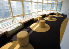 One of three break out areas ABN Amro has designed for staff. One of three break out areas ABN Amro has designed for staff.