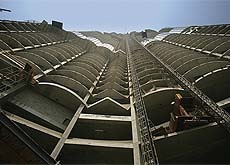 A third of workers on the Burj Dubai site are striking over pay. A third of workers on the Burj Dubai site are striking over pay.