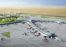 FLYING HIGH: Abu Dhabi's International Airport will be one of the Middle East's largest. FLYING HIGH: Abu Dhabi's International Airport will be one of the Middle East's largest.