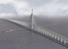 GAP: the $4bn causeway will link Ras Humaid to Sharm el-Sheikh. The Qatar-Bahrain project is also reported to be going ahead. GAP: the $4bn causeway will link Ras Humaid to Sharm el-Sheikh. The Qatar-Bahrain project is also reported to be going ahead.