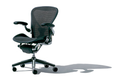 The Aeron chair from Herman Miller The Aeron chair from Herman Miller