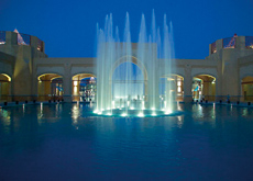 Crystal Fountains’ Al Kout mall fountain. Crystal Fountains’ Al Kout mall fountain.