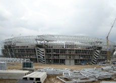 Projects further afield, like the Ukraine's Shaktar Stadium near Donetsk, are attracting the interest of Dubai contractors Projects further afield, like the Ukraine's Shaktar Stadium near Donetsk, are attracting the interest of Dubai contractors
