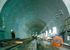 Going underground. The red and green lines include Going underground. The red and green lines include